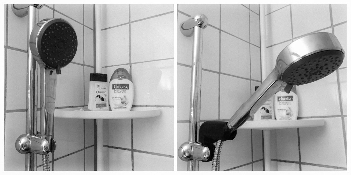 ScorpionStream's tweet photo. Bought new shower head and the old one had a curved handle. Didnโt want to replace existing holder so #practicalprint to the rescue. Designed a new shower head mount. 3D printed it and didnโt even have to leave my house.
#3dprinting <3 https://t.co/1CoE4NKrJW