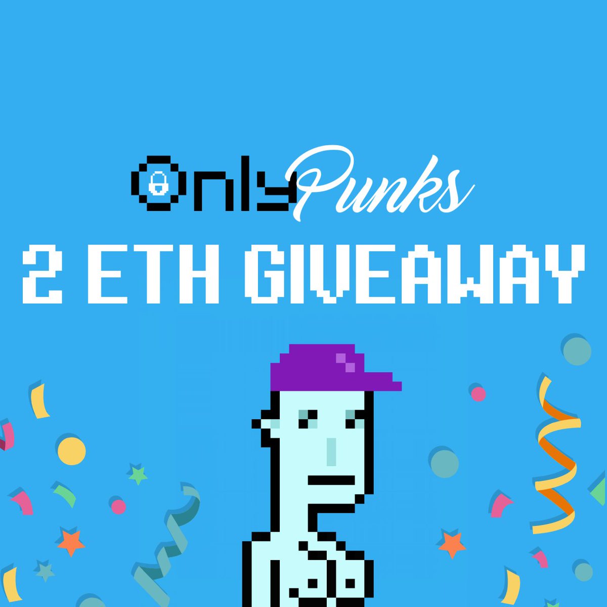 To celebrate the final drops of our OnlyPunks NFTs, we are hosting a…

🚀 2 ETH ($6.3k) GIVEAWAY 🚀

To enter simply:

➡️ Follow <a href="/OnlyPunksETH/">OnlyPunks 💸</a>
➡️ Like &amp; RT this tweet
➡️ Tag 2 friends
➡️ Join our Discord: discord.gg/wUFgcPCYHe

Reply to this when done! Winner picked in 48h 🎉