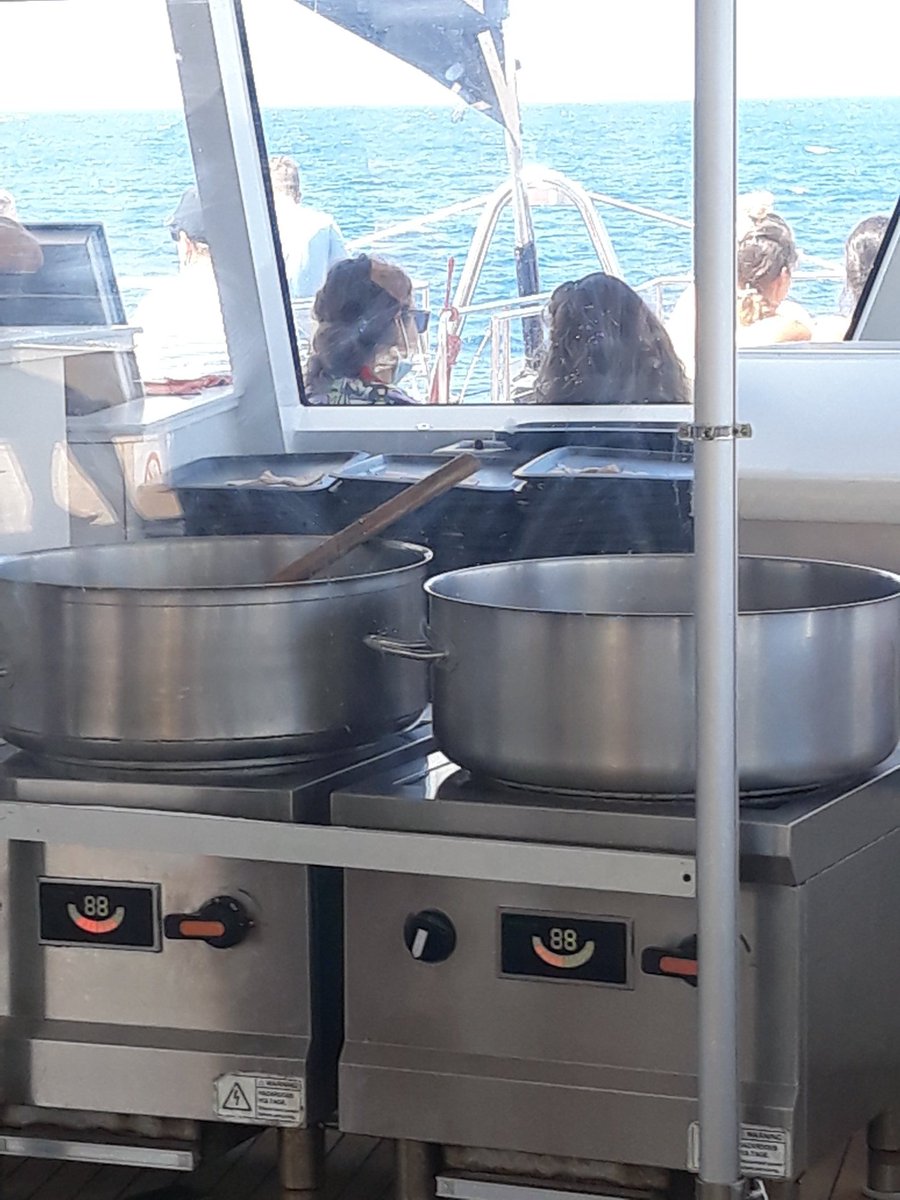 .<a href="/lineasromero/">Líneas Romero</a> este no es el recipiente adecuado para la #paella (según vosotr@s) ofrecida a bordo del catamarán ni la paella valenciana lleva carne y pescado a la vez. Estaba buena, pero mejor llamarle un "arroz" #LaGraciosa #Lanzarote <a href="/arrozlafallera/">La Fallera</a> <a href="/arrozdacsa/">Arroz Dacsa</a> <a href="/WorldPaellaDay/">World Paella Day</a>