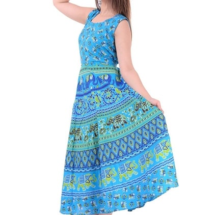 SubhradeepCha15's tweet photo. *Catalog Name:* Beautiful Jaipuri Print Cotton Gowns

*Details:*
Description: 1 Piece of Gown 
Fabric: Cotton 
Size; Bust (In Inches):  Free Size- Upto 44
Length (In Inches): 49
Sleeves: Sleeveless
Type: Stitched
Work: Printed
Designs: 9 https://t.co/dQJIgYZEBr
