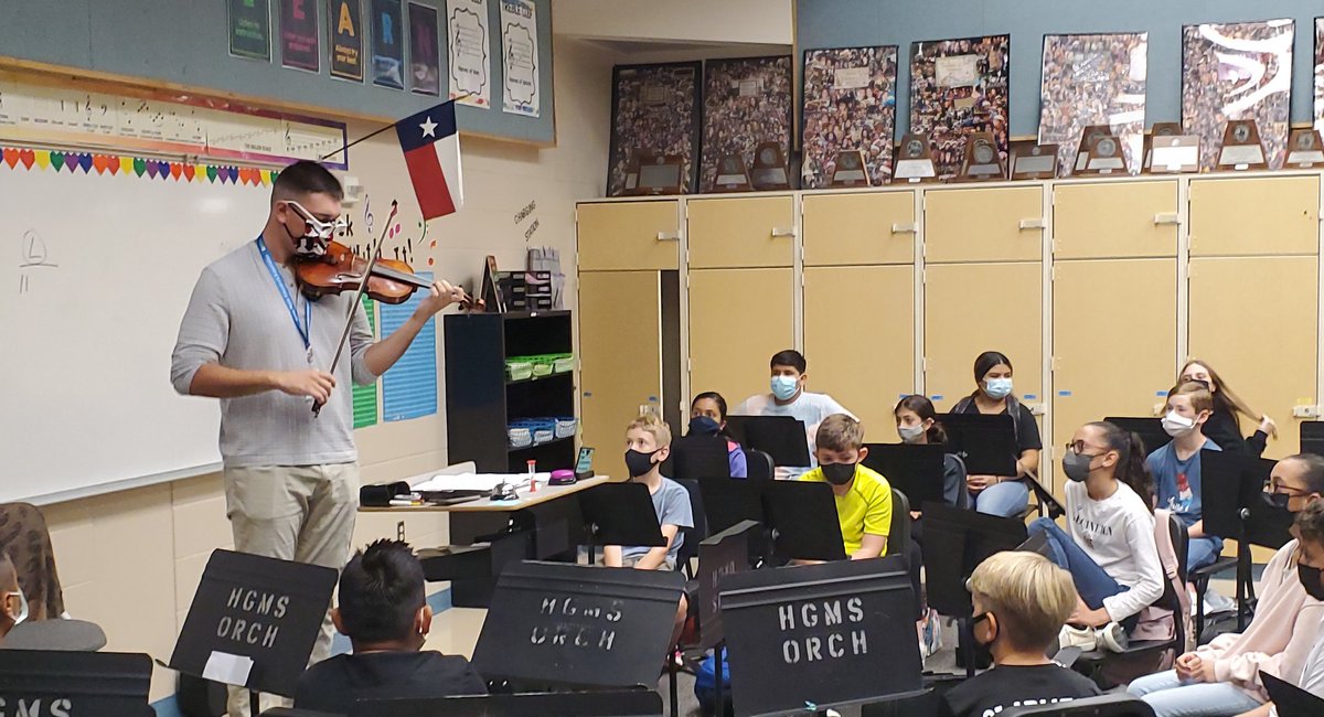 That's a wrap on the first week in orchestra! For our Fun Friday, students got to experience new music for their "Haunt-cert," learn about private lessons, and have fun doing Crazy Charades! <a href="/NISDGarcia/">Dr. Hector P. Garcia MS</a> <a href="/NISD_FineArts/">Northside Fine Arts</a> #everystudenteveryday #orchestra