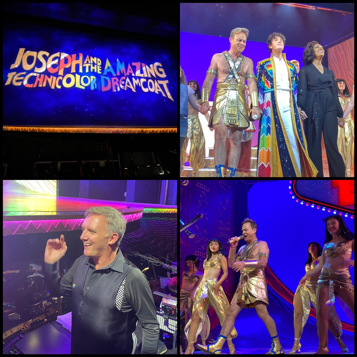 MazC1975's tweet image. Absolutely amazing time watching @JosephMusical with @Nic1705. Where do I start @jacyarrow just fantastic. @_sheronaaa you were just wonderful as narrator. @johnrigbymusic best conductor ever. And then @JDonOfficial no words we just love you! #gogogojoseph 🌈❤️