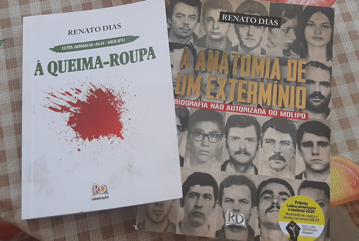 FernandoContart's tweet photo. Essas preciosidades,de autoria do competente jornalista Renato Dias,caíram nas minhas mãos do nada,com certeza era pra cair,conhecer as histórias dos anos de chumbo da ditadura militar,de quando meu pai,o jornalista Luiz Contart,também foi um perseguido e prejudicado,e hoje...??! https://t.co/6IeNTSIwXz