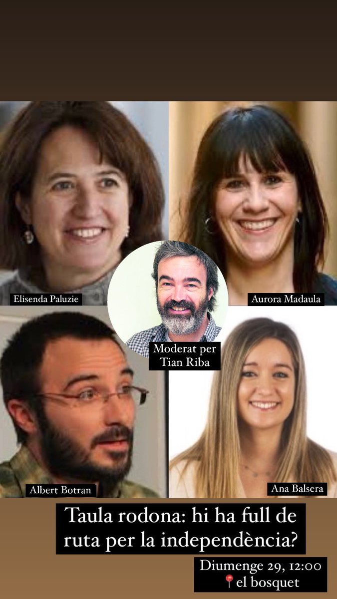 LaPopularMtdp's tweet photo. Taula rodona: hi ha full de ruta per la independència?
Demà a les 12:00 al Bosquet! https://t.co/HyHDuE1faM
