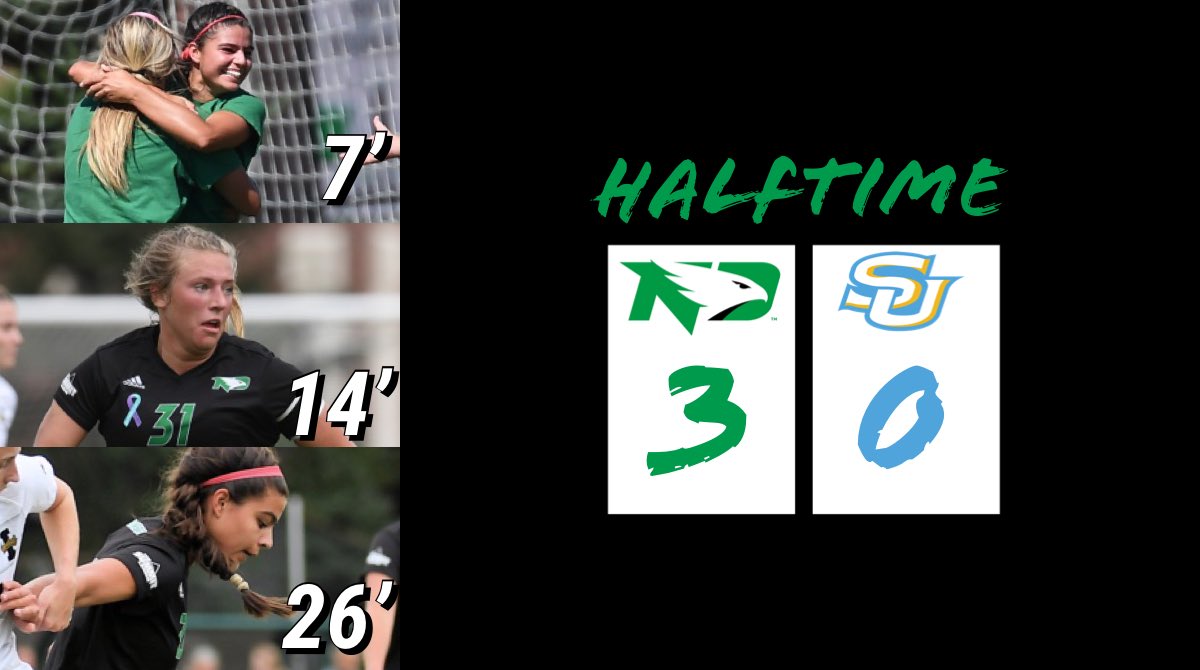 UNDsoccer's tweet photo. A great start in Baton Rouge with three first half goals, including a brace from Bailey McNitt.

7’ McNitt
14’ Glas
26’ McNitt

#UNDproud #LGH https://t.co/NplzauAa36