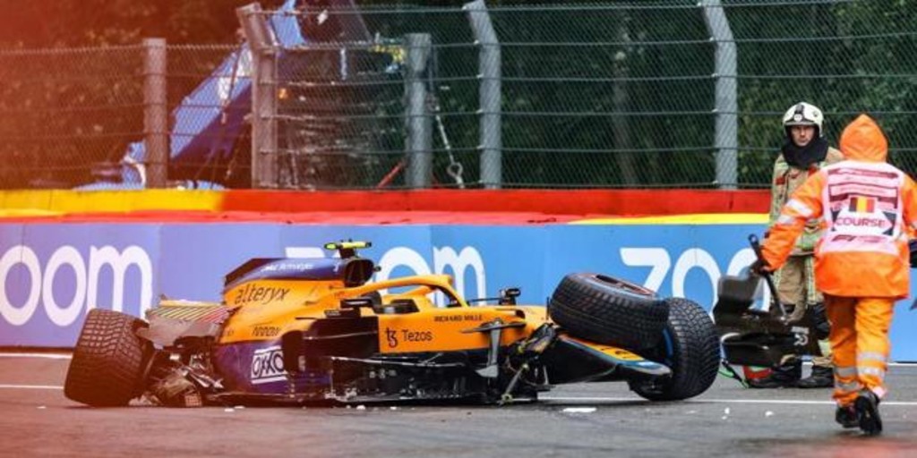 AutoPinturasVE's tweet photo. Un brutal accidente arruina la pole de Norris https://t.co/sBEKDWSHdL https://t.co/ShZd4aK9yb