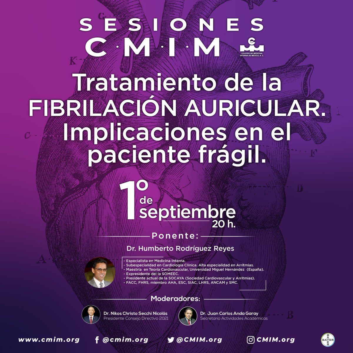 CMIMorg's tweet photo. Nueva sesión en línea el miércoles  1° de septiembre en punto a alas 20:00 hrs.
La sesión será totalmente gratuita y podrás acceder a ella a través de nuestra página web https://t.co/4pjfMTJ1CO
#uncolegioconliderazgoacadémico #cmim #WebinarGratuito #hospitales #sesionescmim https://t.co/guCBzdDkJl