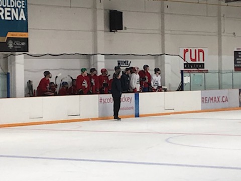 The boys are busy at Shouldice Arena! Thing are looking good for the upcoming #AJHL season!  #JrACanucks