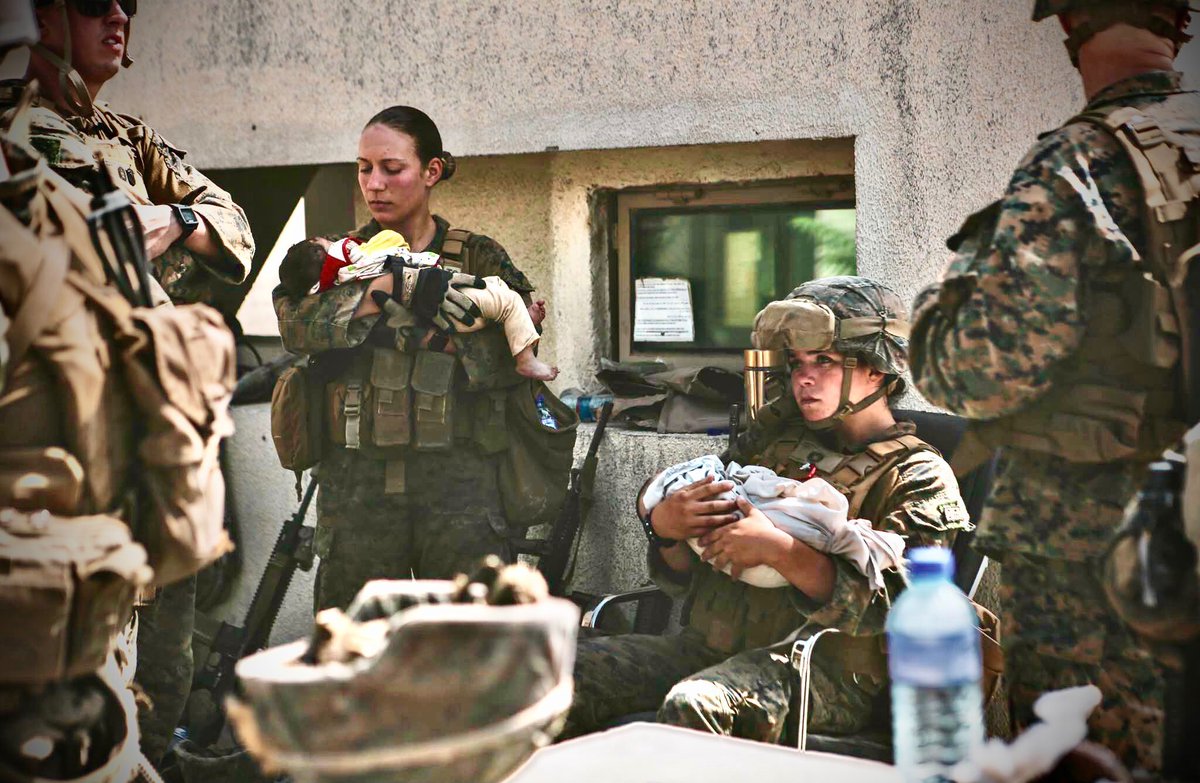 Sergeant Gee, pictured here on the left with an Afghan baby, is a hero, and the embodiment of what we ask our Soldiers, Airman, Sailors, and Marines to be. 

She’s gone far too soon, but may her memory never be forgotten. 

We’ve got the watch, Sgt. Gee.