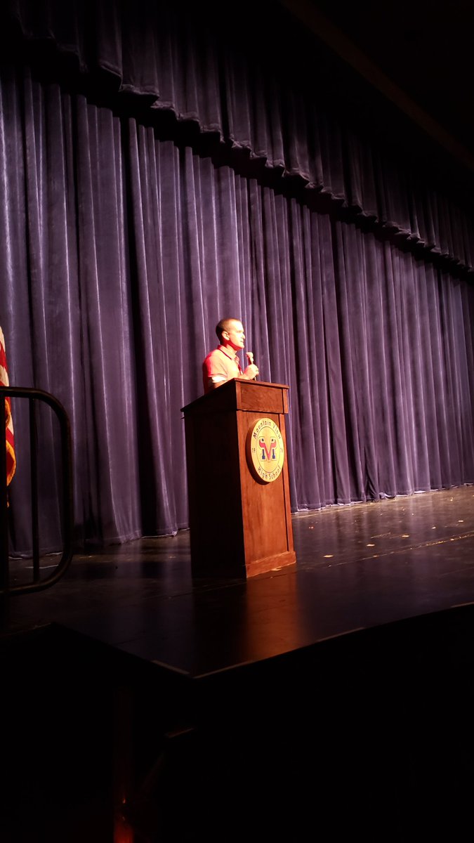 Filmed the Traditions assembly. Be sure to tune in next Friday, Sept 3!