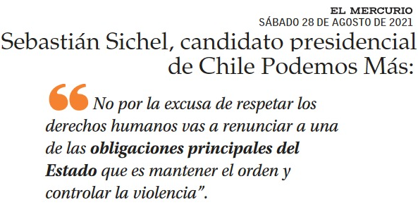 GabrielBoric's tweet photo. Las declaraciones de Sebastián Sichel son especialmente graves viniendo de un ministro de un gobierno que no fue capaz de mantener el orden, de proteger a las personas ni respetar los DD.HH.
Es lamentable ver que para Sichel, igual que para Piñera, los DD.HH son solo una excusa. https://t.co/QeGW8DdXrS