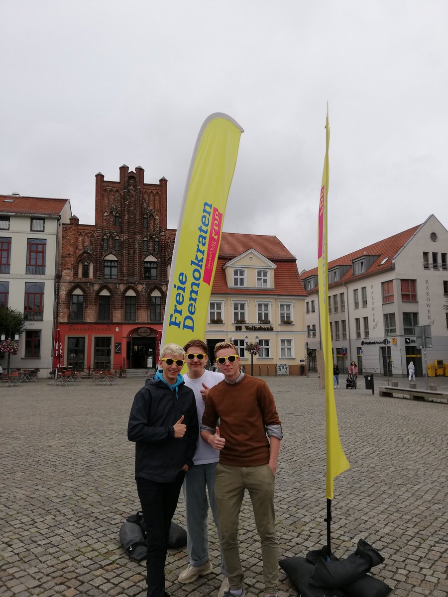 Wahlkampf in Greifswald läuft😁