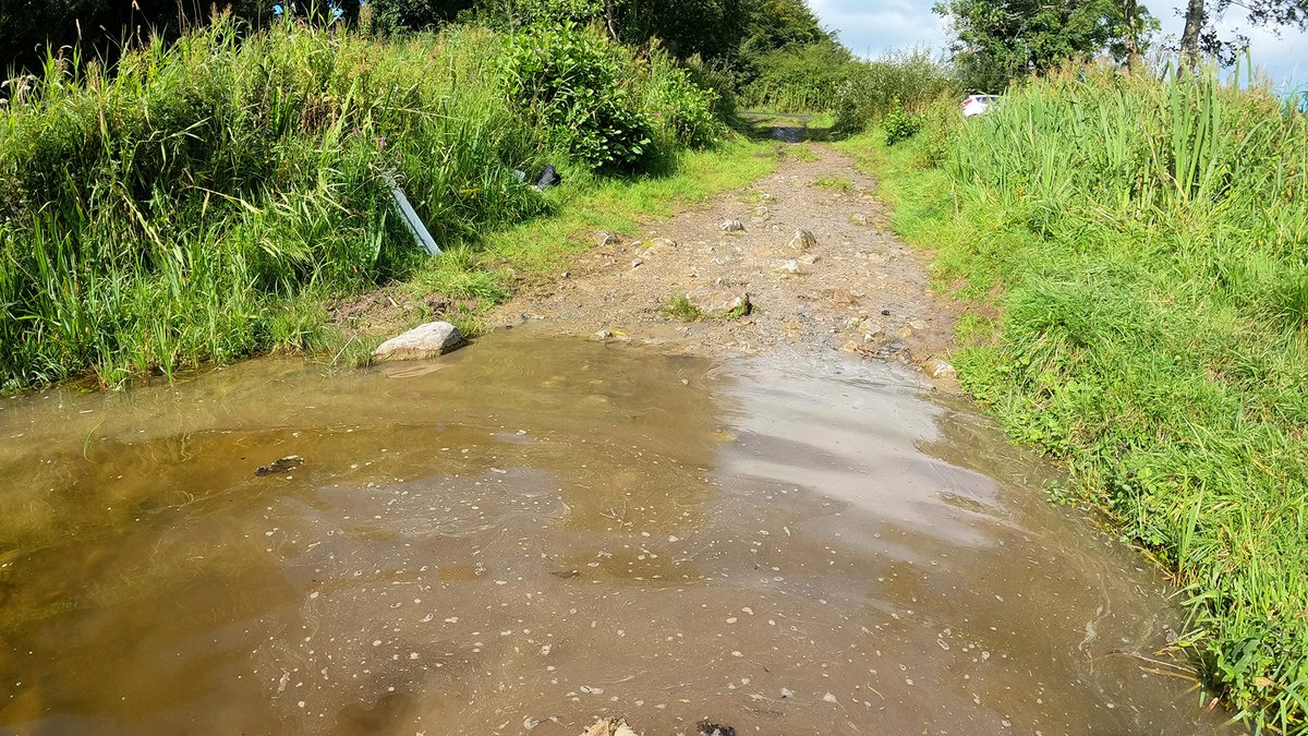 Farmers are washing out slurry tanks on the River Shannon at the Castleconnell footbridge site. People swim here &amp; this is the Lower River Shannon SAC. Access for farm machinery to this site needs to be blocked &amp; a sign stating that this practice is illegal needs to be erected.
