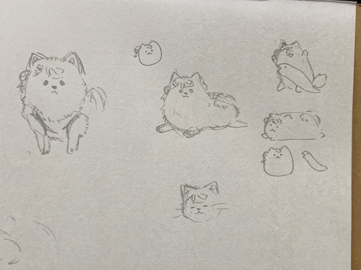 いぬ描く練習的な 