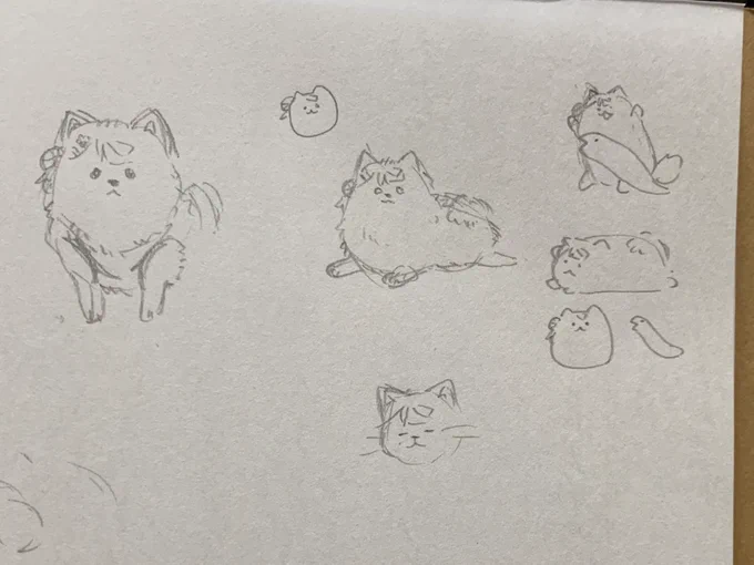 いぬ描く練習的な 