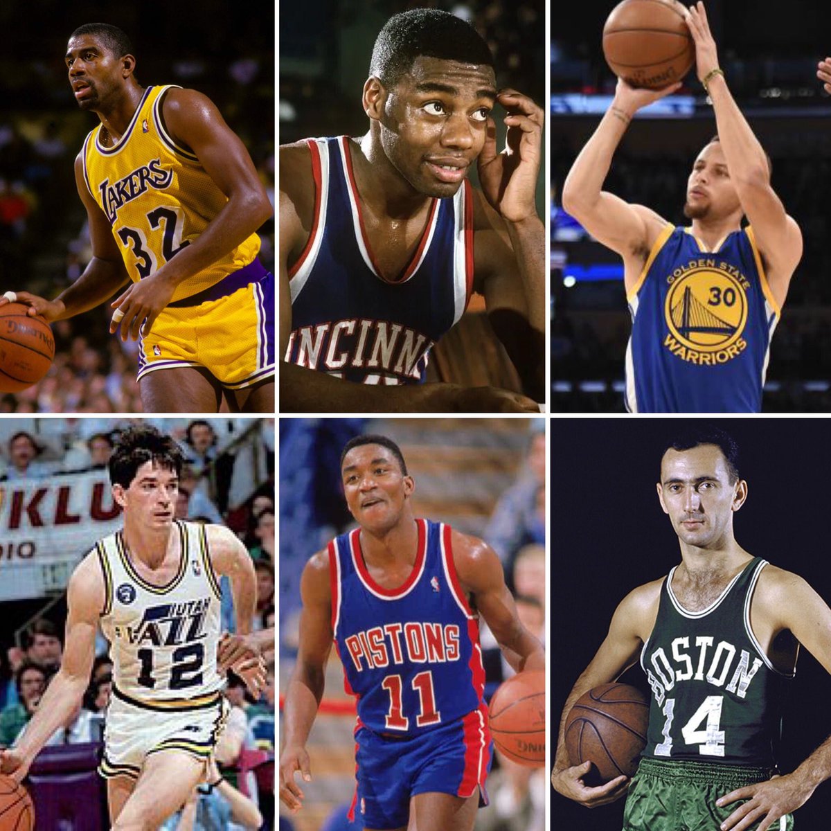 Excellent hoops account (@CelticsCanada) has been talking all-time NBA point guards. I will say this…

If I’m picking an All-Time NBA Dream Team, I’m taking Magic Johnson, Oscar Robertson & Steph Curry. 

2nd Team: John Stockton, Isiah Thomas & Bob Cousy.

Debate begins at 7 IMO https://t.co/3tr8QsBFzS