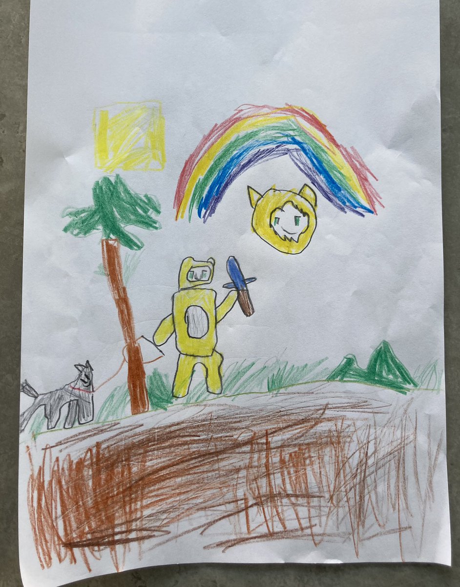 Sparkle8813's tweet photo. @stampylongnose   Hello, I am Harry Walker. I hope you like my picture of Stampy! I love your videos and follow you on @YouTube ⭐️🌈☀️🐱 #stampylongnose #stampycat #stampy https://t.co/DnLOWazcgX