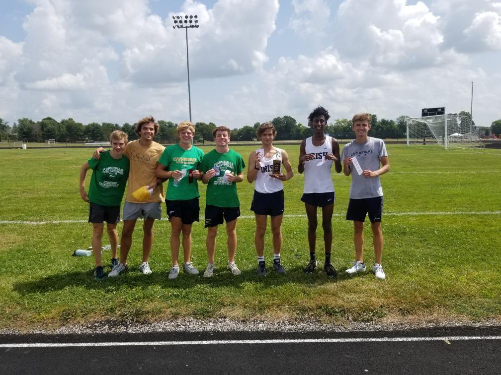 CathedralXC's tweet photo. Boys team finishes 3rd place 🥉at the Rushville Invite! https://t.co/3BRhfTFolf