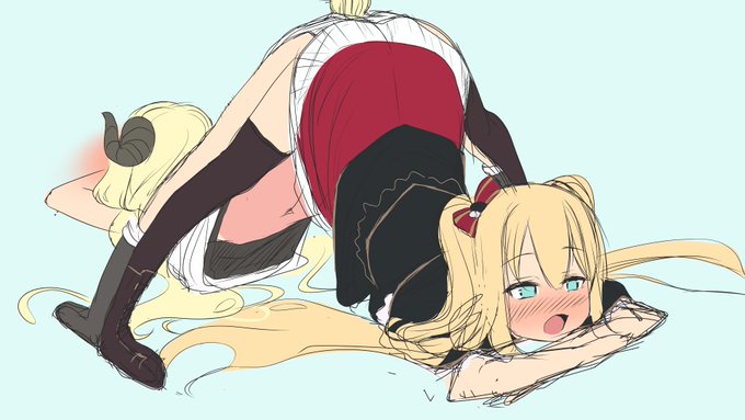 [R-17.9]ワンドロでこの状態で完成品なんだけど
例のポーズでこういう濃厚な百合を見てみたい 