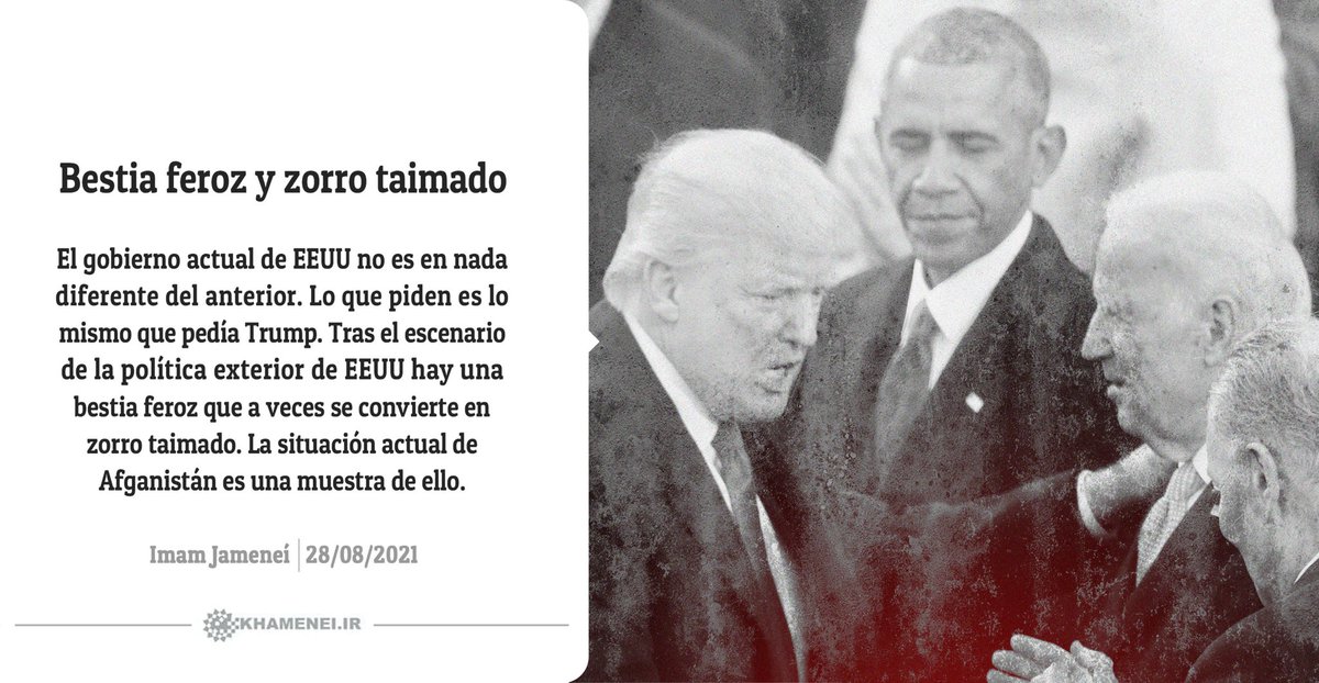 JameneiM's tweet photo. Bestia feroz y zorro taimado https://t.co/i67Jv1HdI1