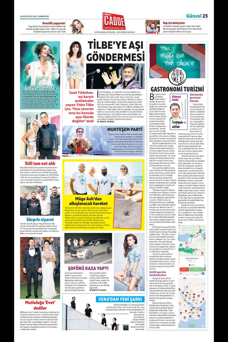 Bugün Milliyet Gazetesi Cadde eki köşesinde Değerli Hocamız Cüneyt SADIÇ GURMEX'e yer vermiş. Sizler gibi sektör öncüsü insanlardan güzel dönüşler alıyor olmak inancımızı ve motivasyonumuzu arttırıyor.❤️ Çok teşekkür ederiz Hocam.🙏

milliyet.com.tr/cadde/cuneyt-s…