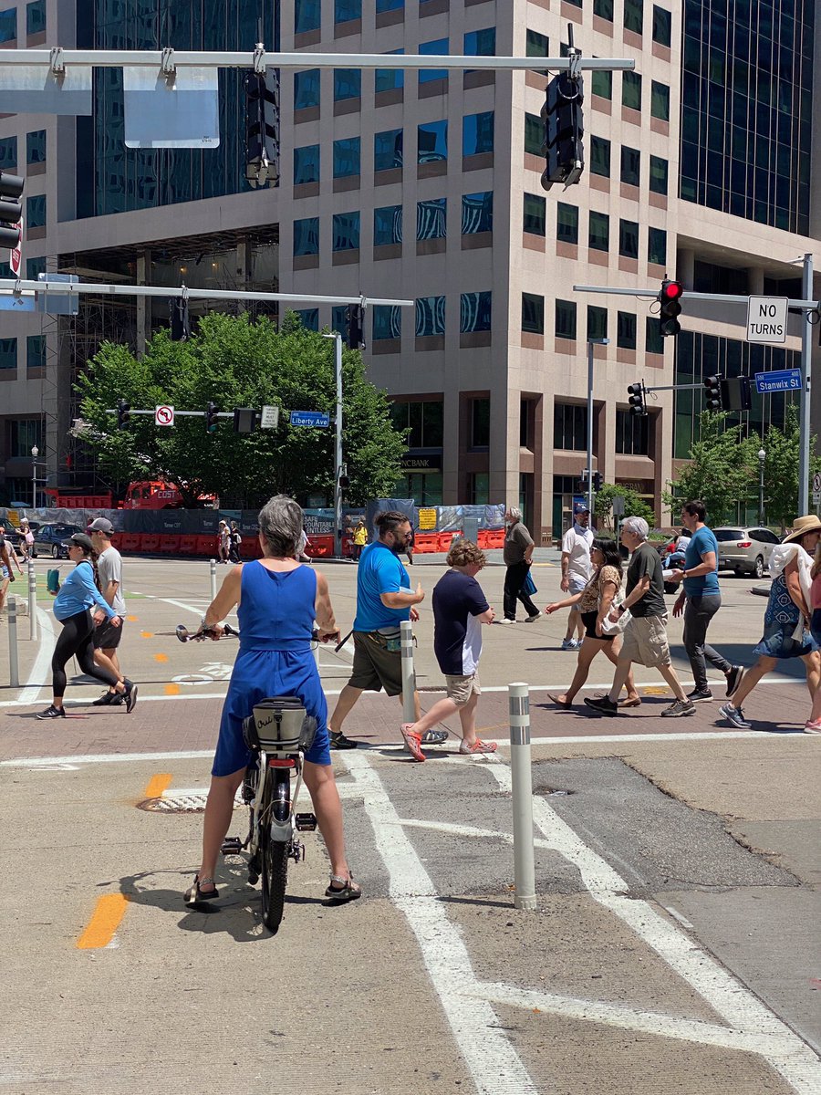 MassTransitLady's tweet photo. @clarinetchick @missurbanist I fell in 🥰w/ @Pittsburgh for its #ActiveTransportation👇TY for channeling your energy into it❣️For 70 yrs, it’s been a steady $$ into auto infra, but the great news is it can be converted into multimodal fast. Next move, #BikeEd in PE👉@AllKidsBike has the program for it👏 https://t.co/RHt6drG9f4