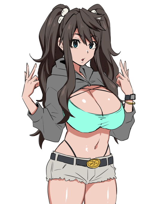 さっきの絵チャでちょっと話してた えっちな絵を描いて欲しいが為に生み出されたデカ乳ギャル化概念 