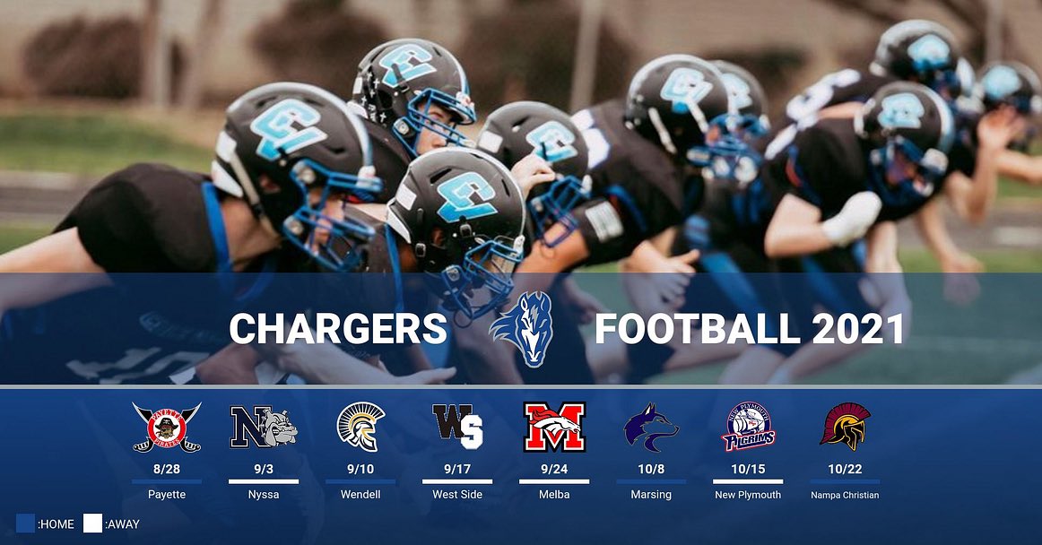 The dawn of a new season 🏈 
Tonight at Columbia HS 
Kickoff 7 PM 
#ChargeOn #WhiteOut #IdPreps