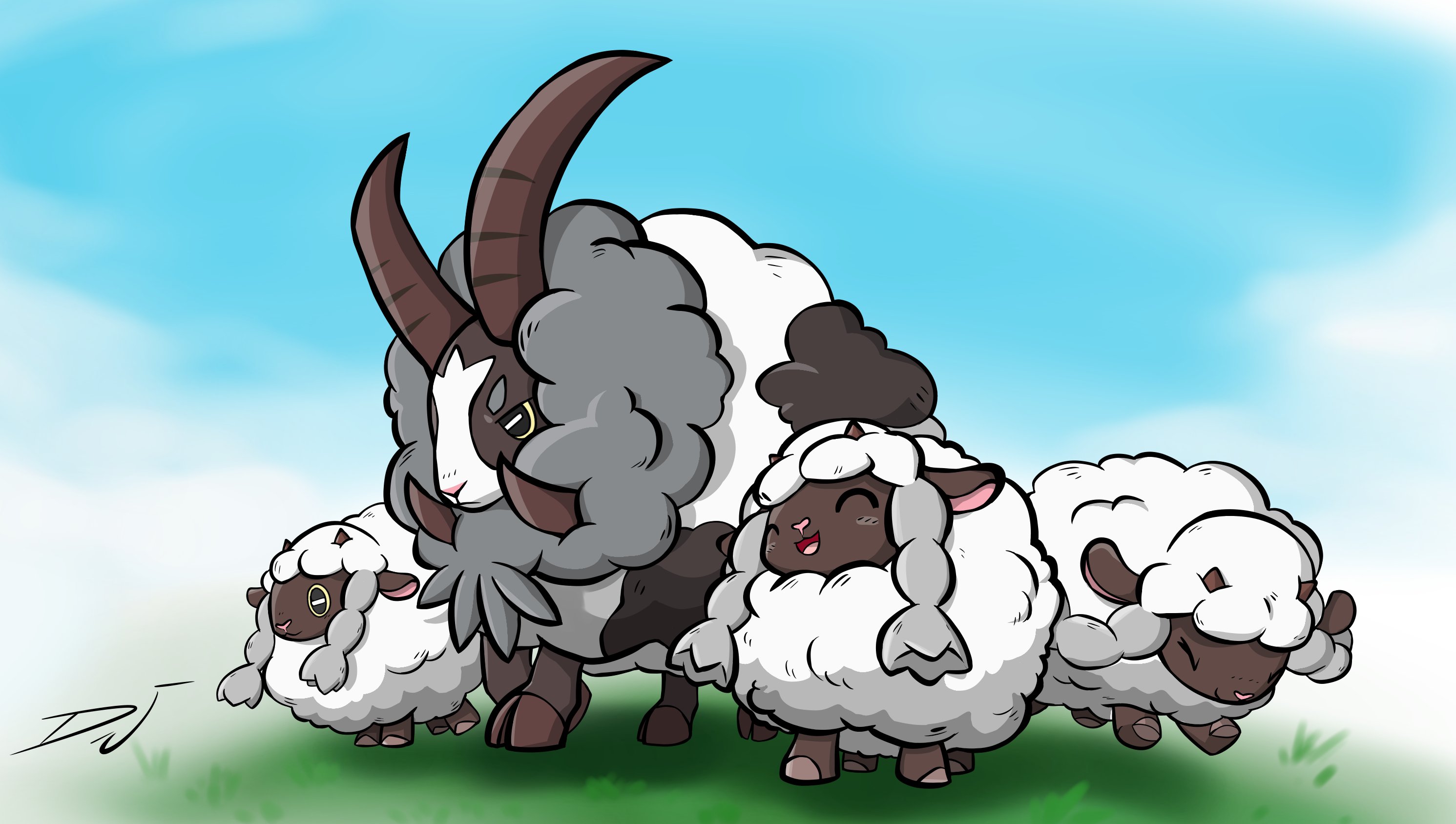 Low Quality Artist Fluffy And Soft Wool ポケモン Pokemon Pokemonart ウールー Wooloo バイウールー Dubwool T Co Ppsjerxjin Twitter