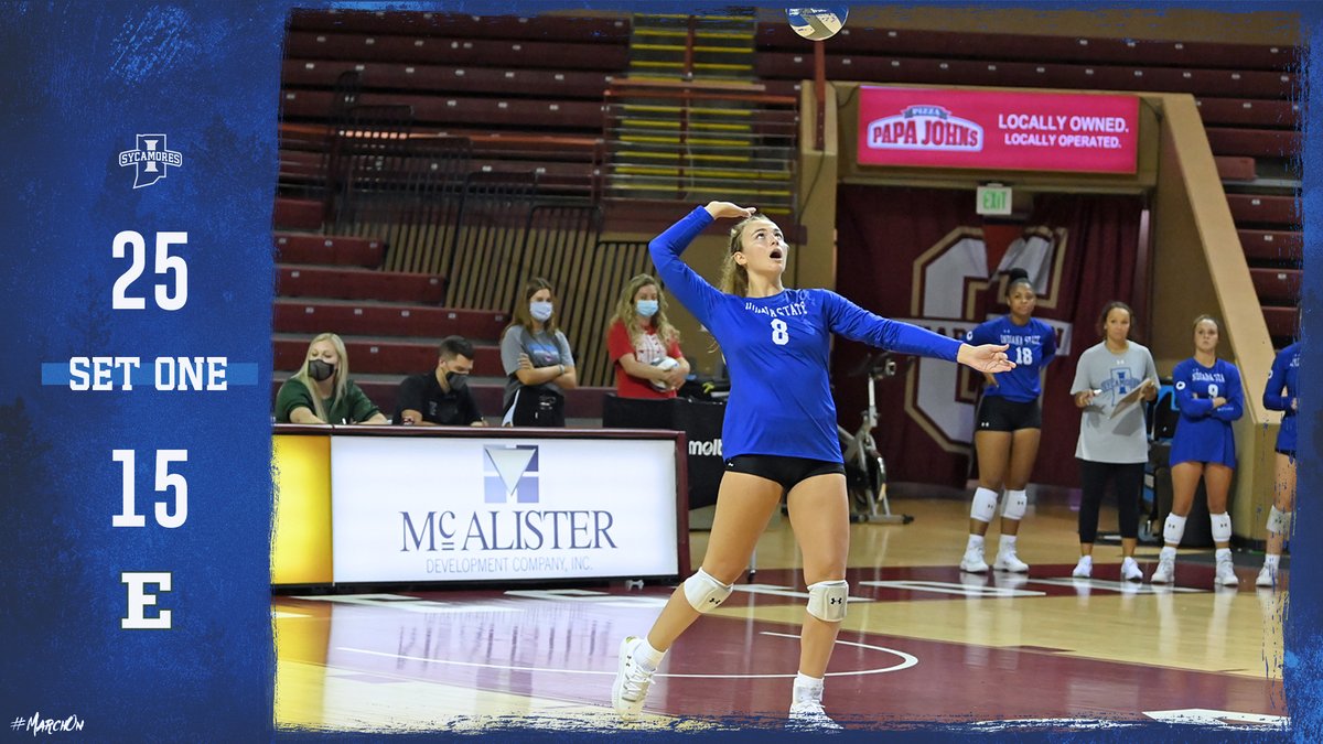 Somebody get <a href="/kringal5/">Karinna</a> some water because she's ON FIRE! She ends the first set with 9 kills and the Trees hold the lead after one! 🔥

🌳 - 1
🦅 - 0

#MarchOn