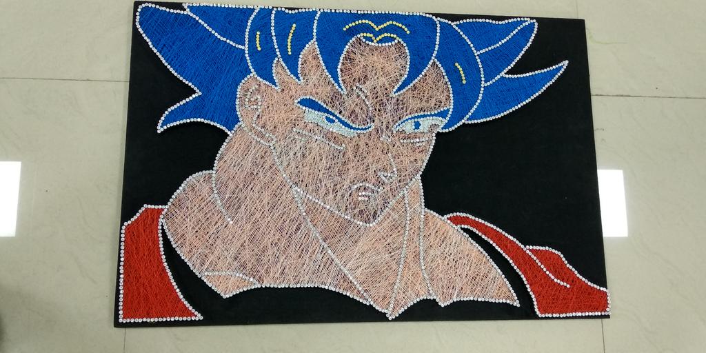 ryart_stringart's tweet photo. Ryart creation.....
Making gokuman in #stringarts 
#gokuman #cartoons #cartoonNetwork #creativity #stringart #pune #Mumbai #Pune #India #artwork #art #handmade @ryart_stringart @Rangsamarthart @maha_tourism @makeinindia https://t.co/2TH44ubBYL
