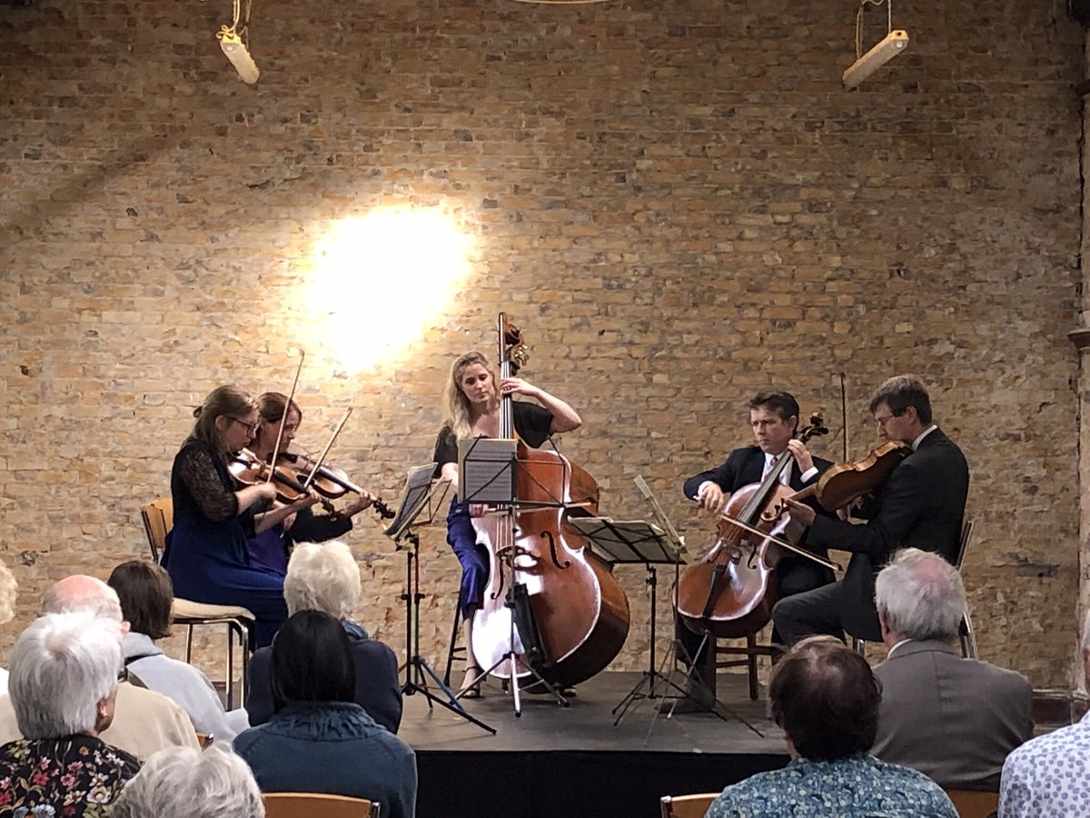 CarnegieEnsemb1's tweet photo. Final rehearsals today for the Carnegie Ensembleโs FREE quartet concert @StJohnsErith church, 3pm tomorrow. Later weโll be joining the wonderful @Submotion at @exchangeerith for their 8pm gig. All part of #ErithMade https://t.co/K6s1wonIMZ