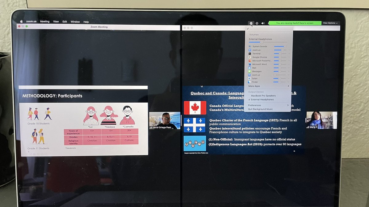 jwndelacruz's tweet photo. When your academic role models are scheduled to present at the same time so you download a sound mixer app to manage and alternate which Zoom meeting to mute at a time. 😅 Amazing presentations on #plurilingualism #necropolitics #peacebuilding and #languagepolicies #LPP2021 👏🏽👏🏽 https://t.co/QYxZeZwITm