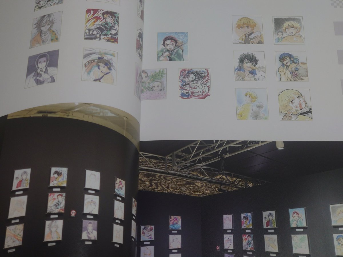 鬼滅の刃の全集中展図録が届いてたのであけてみた。 何か思ってたのと