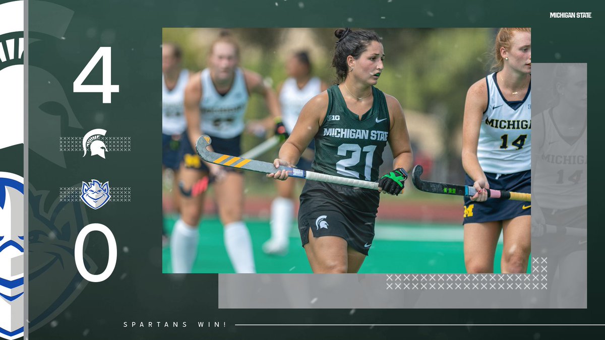 MSU_FieldHockey's tweet photo. Shutout Secured ✅

#GoGreen 🏑💚 https://t.co/gkoWKjdxDe