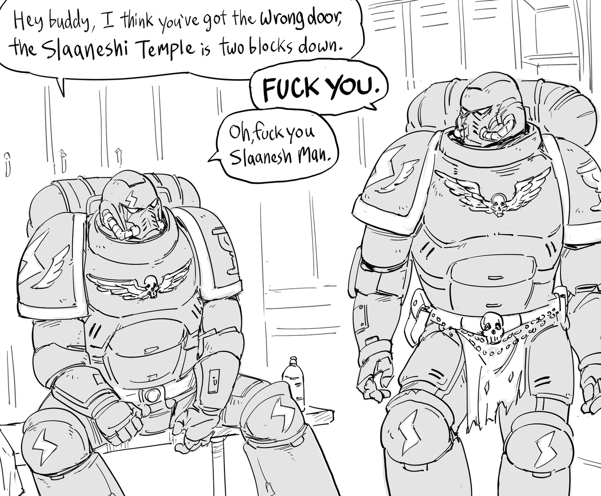 baalbuddy's tweet photo. Patreon request for more of 40k Sister of Battle:
https://t.co/RlZ3eRwaMd

I haven't been checking Niconico recently so I'm behind on any renovations made in the Gachi music scene. Please post links to your recommended pants wrestling compositions. https://t.co/eRQLR4IBUd