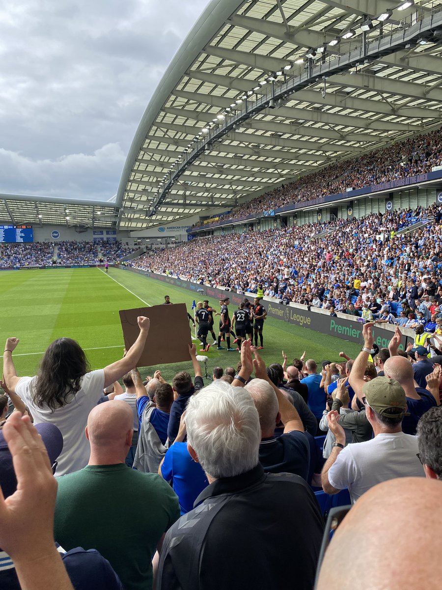 A great performance and win at the Amex Stadium Brighton. UTFT