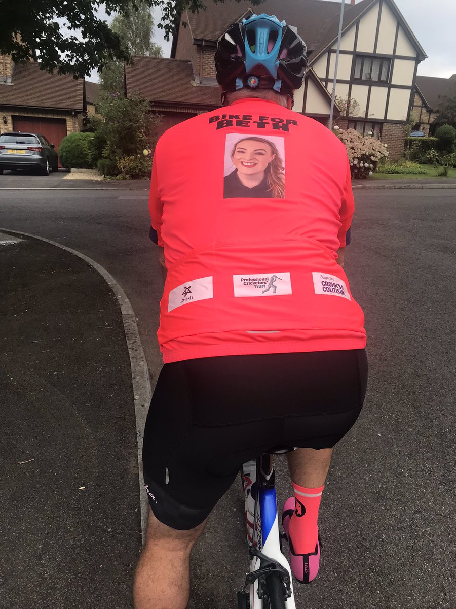 We did it for Beth..thank you for all the support. Thank you also to <a href="/Athersmike/">Mike atherton</a> for mentioning on <a href="/SkyCricket/">Sky Sports Cricket</a> 
You can still donate at gofund.me/3f5f1868