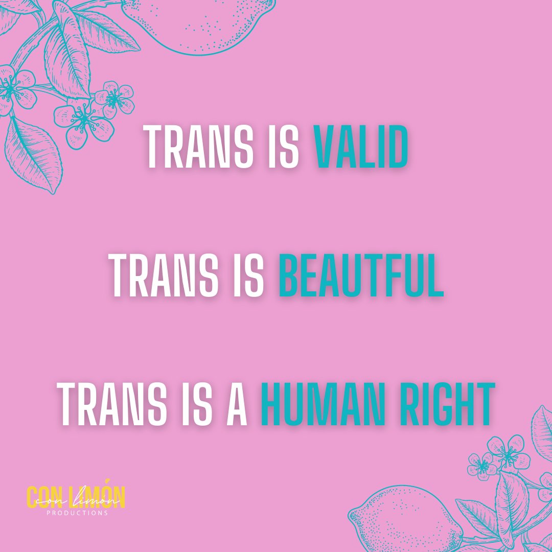 In light of recent comments, we want to be very clear: TRANS IS NOT A GIMMICK. Trans people have always existed and belong in any and ALL roles. #TransIsBeautiful #TransIsNotAGimmick