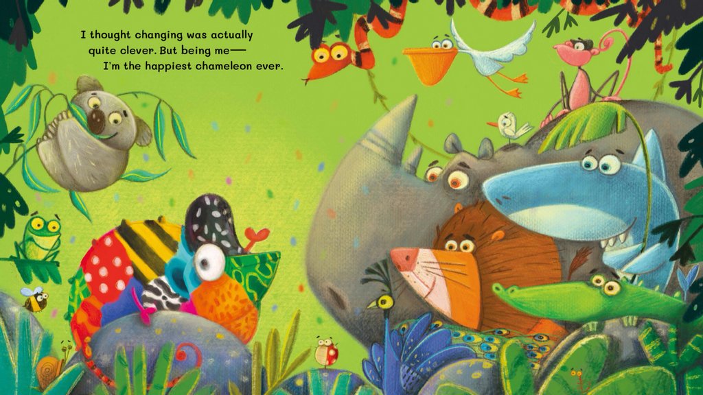 Yeehoo Press (@yeehoopress) on Twitter photo Enjoy this sneak peek of CHAMELEON CAN BE by writer-illustrator <a href="/fariasillos/">Carolina Farias</a>, an adventure of guessing riddles, learning about animals, and discovering the importance of being true to yourself. #writingcommunity #kidsbookillustrations #sneakpeek Enjoy this sneak peek of CHAMELEON CAN BE by writer-illustrator <a href="/fariasillos/">Carolina Farias</a>, an adventure of guessing riddles, learning about animals, and discovering the importance of being true to yourself. #writingcommunity #kidsbookillustrations #sneakpeek