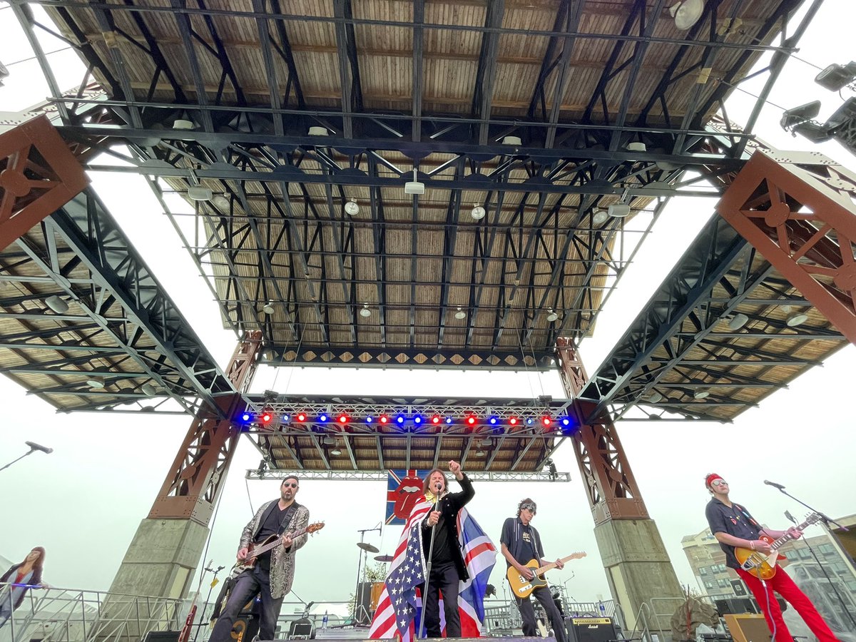 deccduluth's tweet photo. The Rolling Stones tribute, Tumblin’ Dice are putting on a fantastic show on the main stage! #tributefest https://t.co/GSJx5KjuBt
