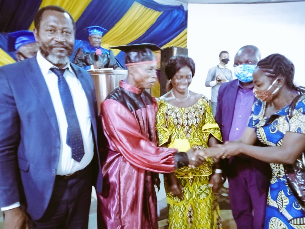 FAKA_FOUNDATION's tweet photo. #FAKA_PAGE_ROSE
L'hon #ASSANI_ALOU & chère FAKA et le président d'#AMBACO ont assisté today à l'église CHRISCO à la cérémonie de cllation de grade en théologie de plusieurs serviteurs de Dieu parmi lesquels #Bishop_Amos_NDOLO
@EccOfficielle @AssembleeN_RDC https://t.co/HeiE7wVAz4