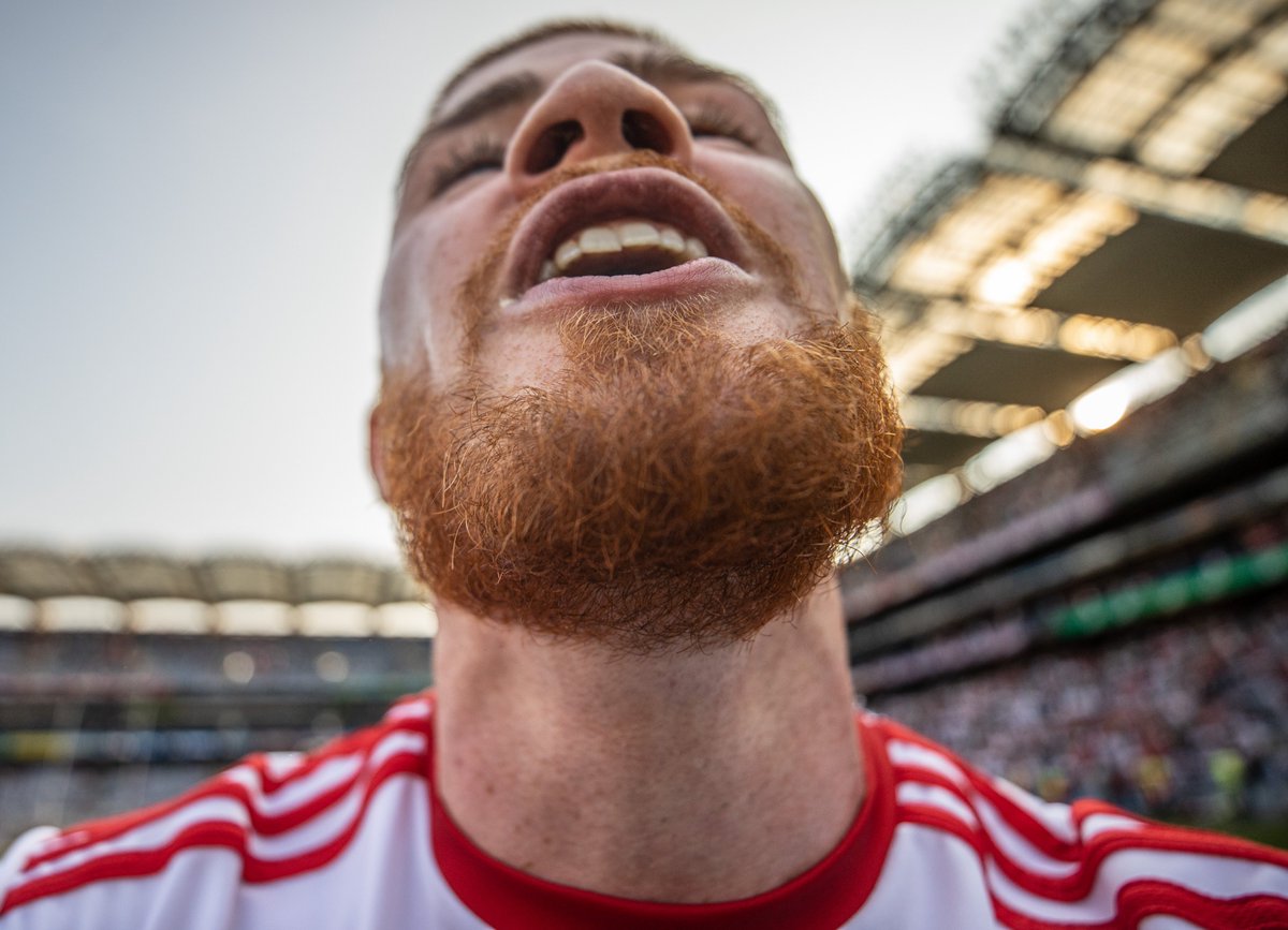 INPHOjames's tweet photo. Congratulations Tyrone, Cathal McShane was one happy fella after, didnt have the heart to tell him it wasnt video!!! https://t.co/u8oMwH9rCM