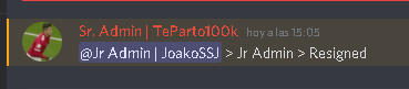 joakossj_'s tweet photo. Ya era hora, ya me canse un poco de ser staff

- Muchas gracias a @fazyn por ser tan buena onda 🙃

- Conoci a banda de gente que ahora algunos son amigos @PanditasLover @SoySuuw @1Reelii @Faacty @TeParto100k @Asenett69 @Yanitan89 @ Niu 
@99maxete @LosEstiBrothers https://t.co/2eHRQDTI0C