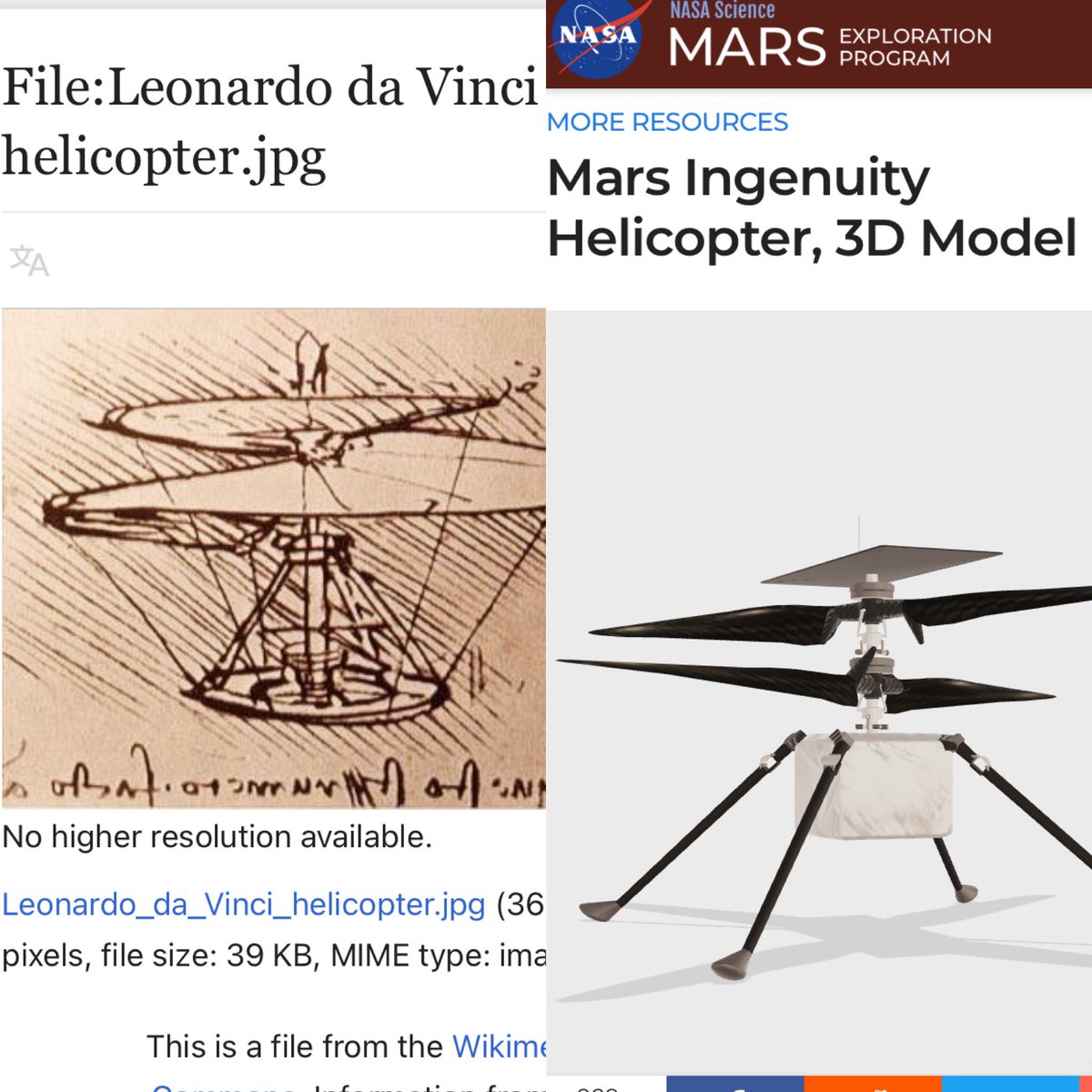 ⁦The comparison of Ingenuity to Leo’s “arial screw” circa 1480 makes me think that it’s appropriately named.