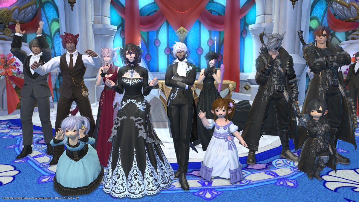 _HISO's tweet image. ガブさんとタウフェルくんのエタバン(1/2)
仲良くしたり喧嘩したり、泣いたり笑ったり。紆余曲折を経て二人の絆はここまできたのかなと思うと感慨深いっすね。うちよそ万歳！
#FF14