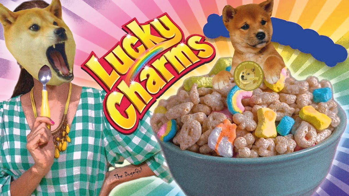 Hey #LuckyCharms, luck is with #Doge
#magicallydelicious