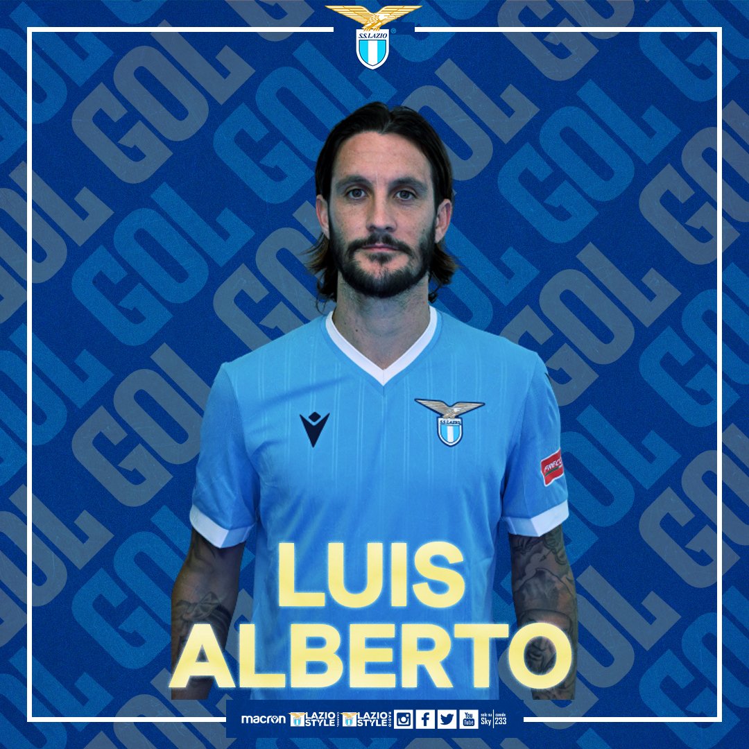 OfficialSSLazio's tweet photo. 85’ | #LazioSpezia 6-1
⚽️⚽️⚽️⚽️⚽️⚽️ SEGNA ANCHE #MAGICLUIS!!!!!
🎩 Destro dal limite nell'angolino basso di @10_luisalberto!!!!!!
#CMonEagles 🦅 https://t.co/p5GMLinpAq