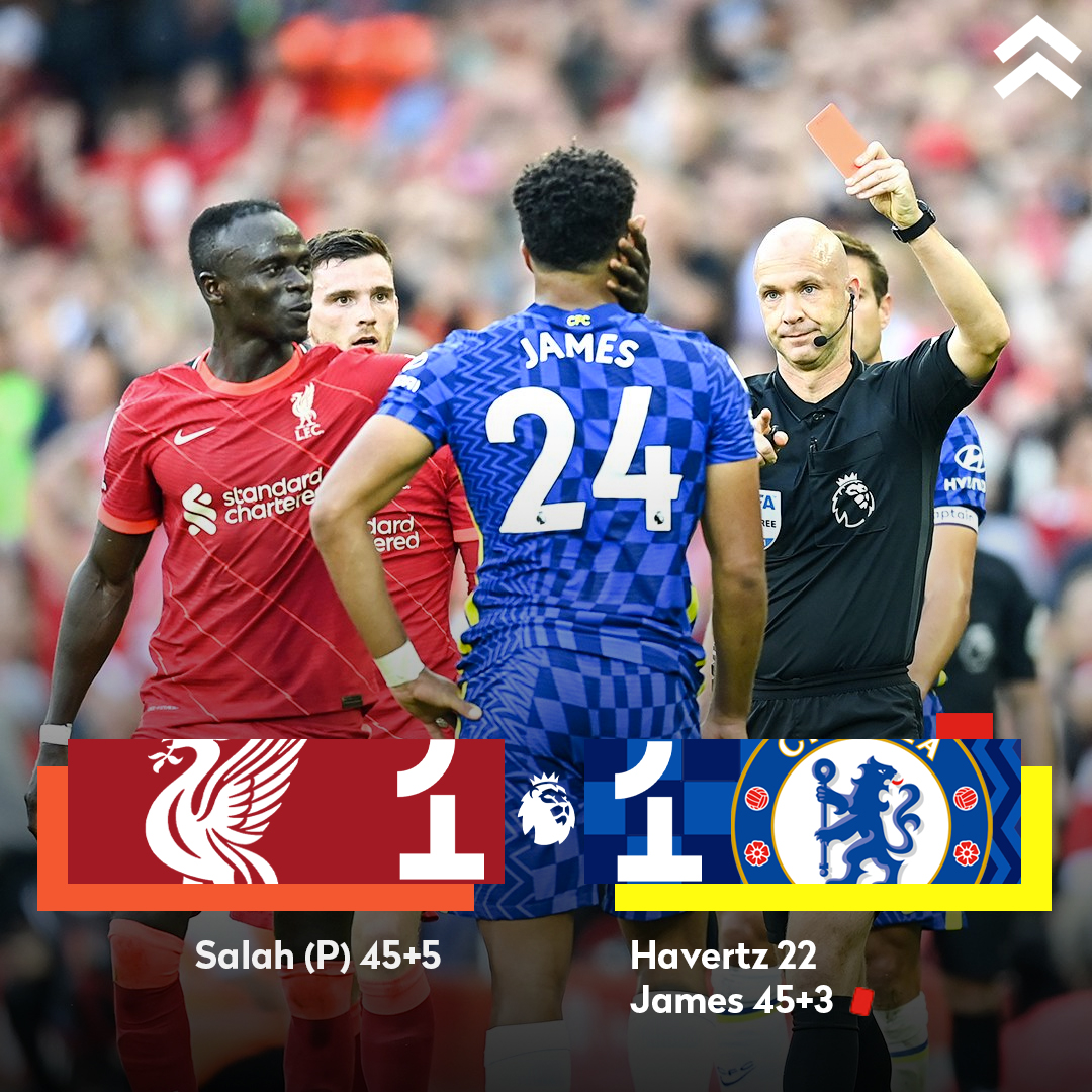 footyboost's tweet photo. 🔵 INTENSE GAME 🔴

Chelsea and Liverpool share the points after an intense evening filled with controversy and incredible football

⦿ Do you think it was a red card?
⦿ Who will finish higher in the table out of the two?

#PL #Chelsea #Liverpool #LIVCHE https://t.co/0iuEJ4BCa1