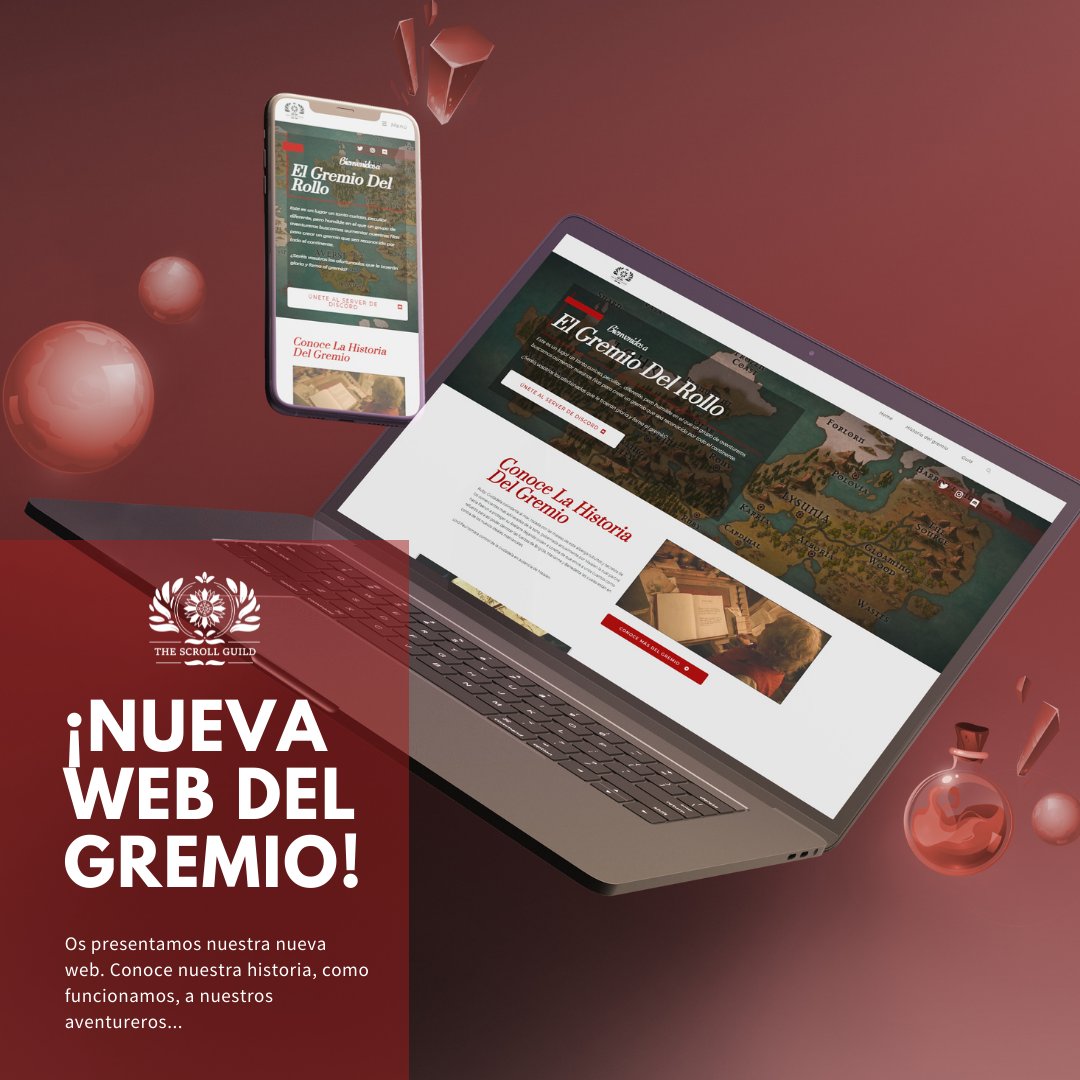 gremiodelrollo's tweet photo. ⚔️🔮🔥¡WEB DEL GREMIO LISTA!🎲🔮⚔️

💻Conoce más del gremio 👉 https://t.co/2a0dMOLgMb  

#rol #roleros #juegosderol #dndespañol #dnd #d20 #roleplay https://t.co/yaVTzBKZBI